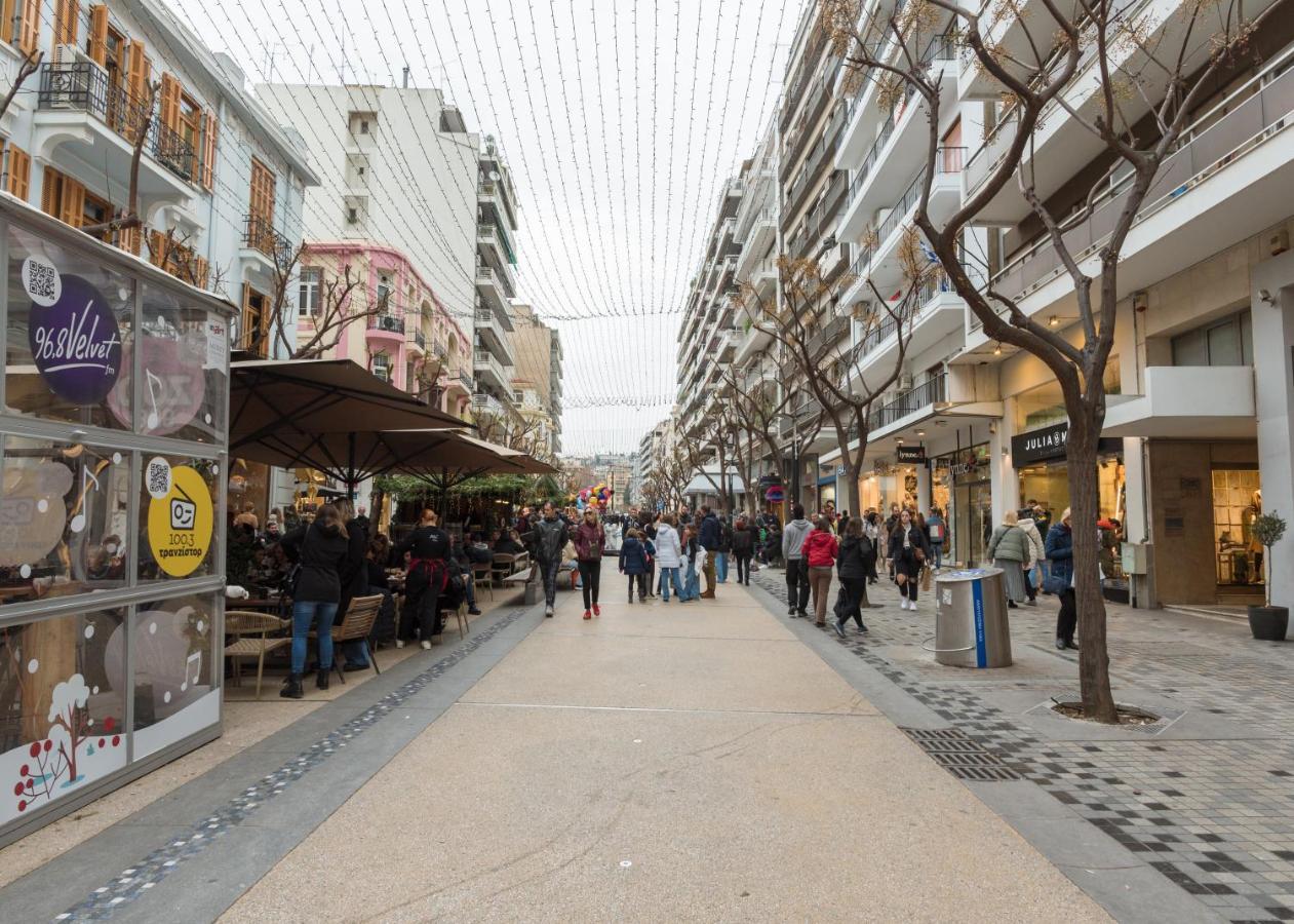 Ag.Sofias Pedestrian Area Luxury Ap. & Big Balcony Apartment Thessaloniki Exterior photo